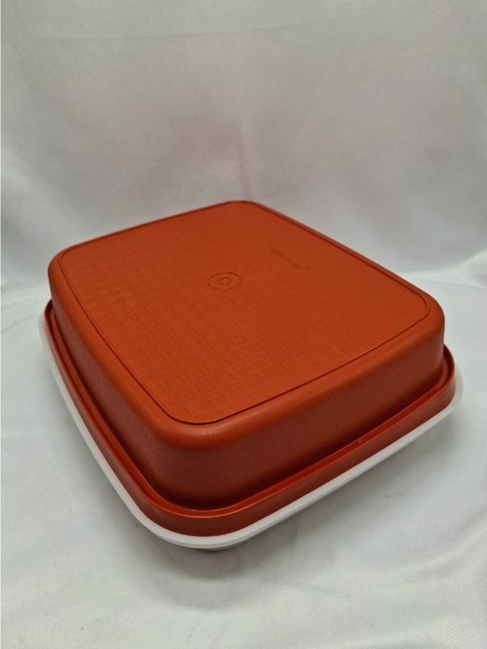 Vtg Large Tupperware Paprika Read Season Serve Marinade Container #1294
